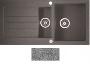 Мийка для кухні Marmorin Tellur 1,5k 10 100х50 см штучний камінь Magranit сірий 380 513 003