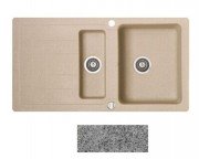 Мойка для кухни Marmorin Sten 1,5k 10 97х52 см искусственный камень Magranit серый 385 513 003