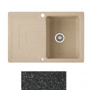 Мийка для кухні Marmorin Sten 1k 10 78х52 см штучний камінь Magranit чорний 385 113 002