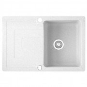 Мойка для кухни Marmorin Sten 1k 10 78х52 см искусственный камень Magranit белый 385 113 006