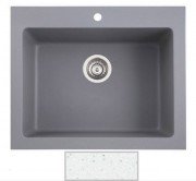 Мийка для кухні Marmorin Sten 1k 61х50.5 см штучний камінь Magranit білий 385 103 006