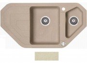 Мийка для кухні Marmorin Sten trapez 97х51 см штучний камінь Magranit сафарі 385 613 001