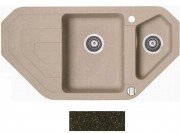 Мийка для кухні Marmorin Sten trapez 97х51 см штучний камінь Magranit коричневий 385 613 004