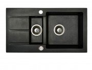 Мийка для кухні Marmorin Tama 1,5k 10 78х43,5 см штучний камінь Magranit чорний 390 513 002