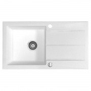 Мийка для кухні Marmorin Tama 1k 10 78х43,5 см штучний камінь Magranit білий 390 113 006