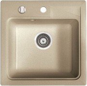 Мойка для кухни Marmorin Tama 1k 46,5х46,5 см искусственный камень Magranit песочный 390 103 007