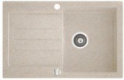 Мойка для кухни Marmorin Tellur 1k 10 78х50 см искусственный камень Magranit песочный 380 113 007