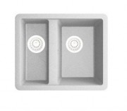 Мойка для кухни Marmorin Fado 1,5k 56х46 см искусственный камень Magranit белый 427 500 006