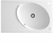 Мойка для кухни Marmorin Tono 1k 10 80х50 см искусственный камень Magranit белый 430 113 006