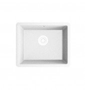 Мойка для кухни Marmorin Fado 1k 56х46 см искусственный камень Magranit белый 428 100 006