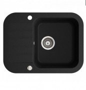 Мийка для кухні Marmorin Ignis 1k 0,50 62х47 см штучний камінь Magranit чорний  435 133 002