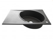 Мойка для кухни Marmorin Tono 1k 10 80х50 см искусственный камень Magranit черный 430 113 002
