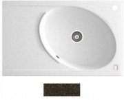 Мойка для кухни Marmorin Tono 1k 10 80х50 см искусственный камень Magranit коричневый 430 113 004