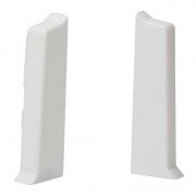 Заглушки левая и правая Salag NG62 ПВХ белый NG6D00