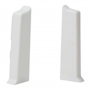 Заглушки левая и правая Salag NG62 ПВХ белый NG6D00