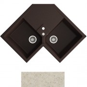 Мойка для кухни Marmorin Debra 2k 0,50 83х51 см искусственный камень Magranit песочный 436 213 007