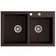 Мийка для кухні Marmorin Debra 2k 80х51 см штучний камінь Magranit коричневий 436 203 004