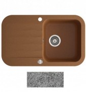 Мийка для кухні Marmorin Ignis 1k 10 77х47 см штучний камінь Magranit сірий 435 113 003