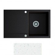 Мойка для кухни Marmorin Debra 1k 10 84х51 см искусственный камень Magranit белый 436 113 006