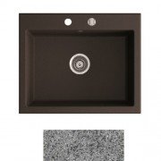 Мойка для кухни Marmorin Debra 1k 62х51 см искусственный камень Magranit серый 436 103 003