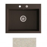 Мойка для кухни Marmorin Debra 1k 62х51 см искусственный камень Magranit песочный 436 103 007