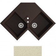 Мийка для кухні Marmorin Debra 2k 0,50 83х51 см штучний камінь Magranit сафарі 436 213 001