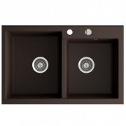 Мойка для кухни Marmorin Debra 2k 80х51 см искусственный камень Magranit коричневый 436 203 004