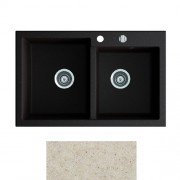 Мойка для кухни Marmorin Debra 2k 80х51 см искусственный камень Magranit песочный 436 203 007