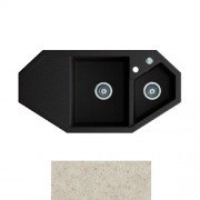 Мойка для кухни Marmorin Debra trapez 100х51 см искусственный камень Magranit песочный 436 613 007