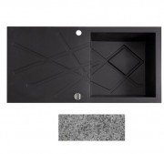 Мийка для кухні Marmorin Foorn II 1k 10 100х50 см штучний камінь Magranit сірий 460 113 003