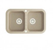 Мойка для кухни Marmorin Ignis 2k 77х47 см искусственный камень Magranit сафари 435 203 001