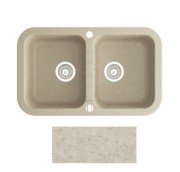 Мойка для кухни Marmorin Ignis 2k 77х47 см искусственный камень Magranit песочный 435 203 007