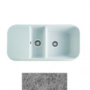 Мойка для кухни Marmorin Opal 1,5k 10 100х50 см искусственный камень Magranit серый 440 513 003