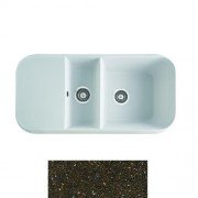 Мийка для кухні Marmorin Opal 1,5k 10 100х50 см штучний камінь Magranit коричневий 440 513 004