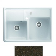 Мойка для кухни Marmorin Ewit 2k 89,5х63 см искусственный камень Magranit коричневый 515 203 004