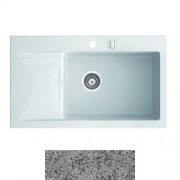 Мойка для кухни Marmorin Halit 1k 0,50 80х47 см искусственный камень Magranit серый 520 113 003