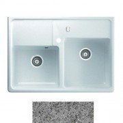 Мойка для кухни Marmorin Ewit 2k 89,5х63 см искусственный камень Magranit серый 515 203 003