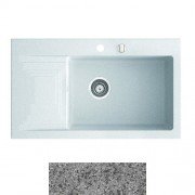 Мойка для кухни Marmorin Halit 1k 0,50 80х47 см искусственный камень Magranit серый 520 113 003