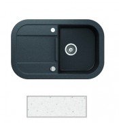 Мийка для кухні Marmorin Laver 1k 10 78х50 см штучний камінь Magranit білий 510 113 006