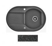 Мийка для кухні Marmorin Otago 1k 10 78х50 см штучний камінь Magranit чорний 505 113 002
