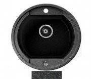 Мийка для кухні Marmorin Otago 1k Ø50 см штучний камінь Magranit чорний 505 803 002