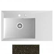 Мийка для кухні Marmorin Ivo 84,3х49,3 см штучний камінь Magranit коричневий 710 113 004