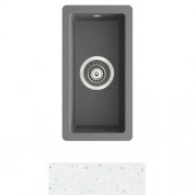 Мийка для кухні Marmorin Lando 0,5k 22х42 см штучний камінь Magranit білий 709 100 006