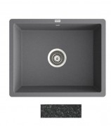 Мийка для кухні Marmorin Lando 1k 52х42 см штучний камінь Magranit чорний 709 103 002