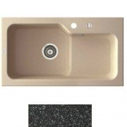 Мойка для кухни Marmorin Ako 1,5k 80х45 см искусственный камень Magranit черный 711 113 002