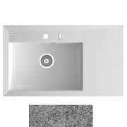 Мийка для кухні Marmorin Ivo 84,3х49,3 см штучний камінь Magranit сірий 710 113 003