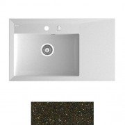 Мийка для кухні Marmorin Ivo 85х50 см штучний камінь Magranit коричневий 718 113 004