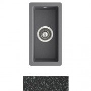 Мийка для кухні Marmorin Lando 0,5k 22х42 см штучний камінь Magranit чорний 709 100 002