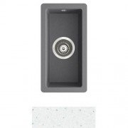 Мийка для кухні Marmorin Lando 0,5k 22х42 см штучний камінь Magranit білий 709 100 006