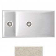 Мийка для кухні Marmorin Olwin 1,5k 87х45 см штучний камінь Magranit пісочний 525 503 007